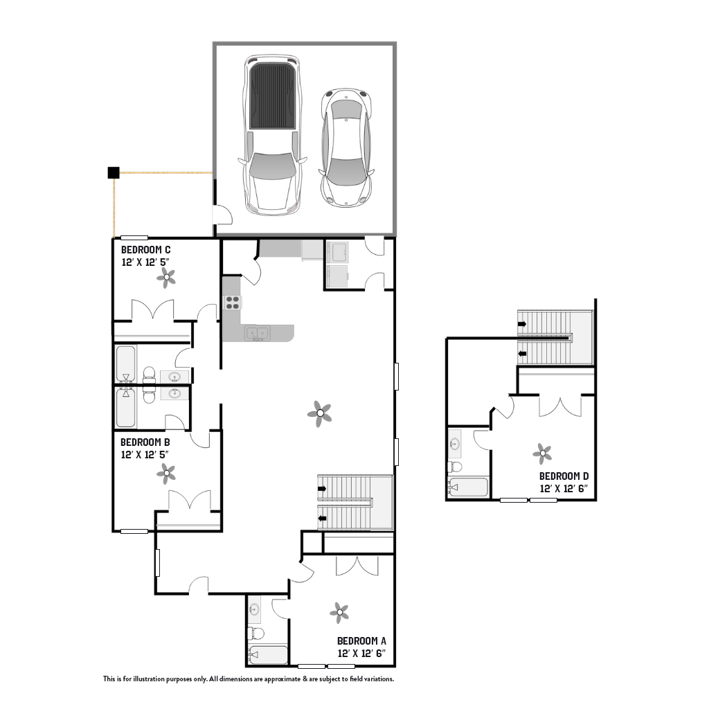 UH-Townhome_2D Floor Plan